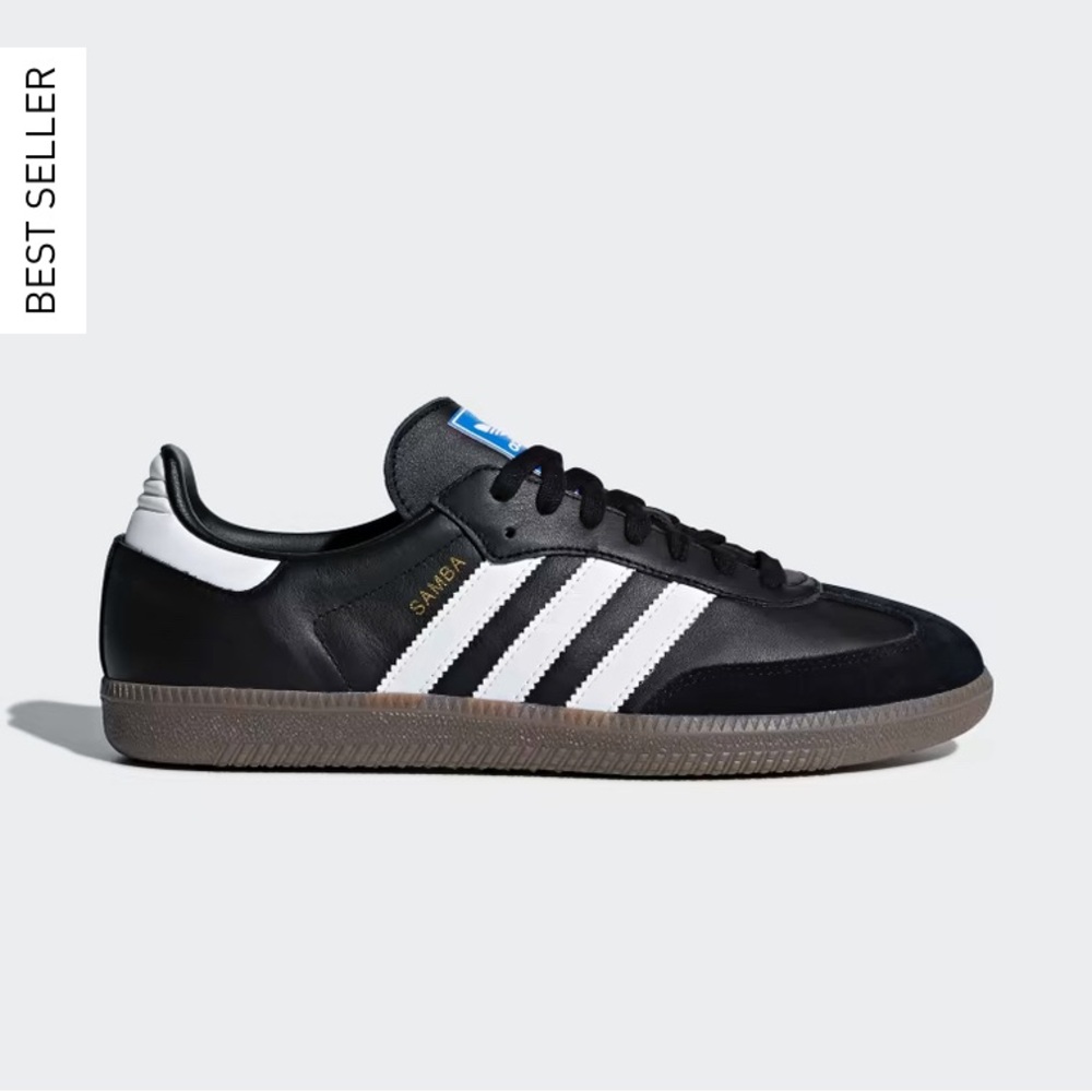 Adidas black sambas